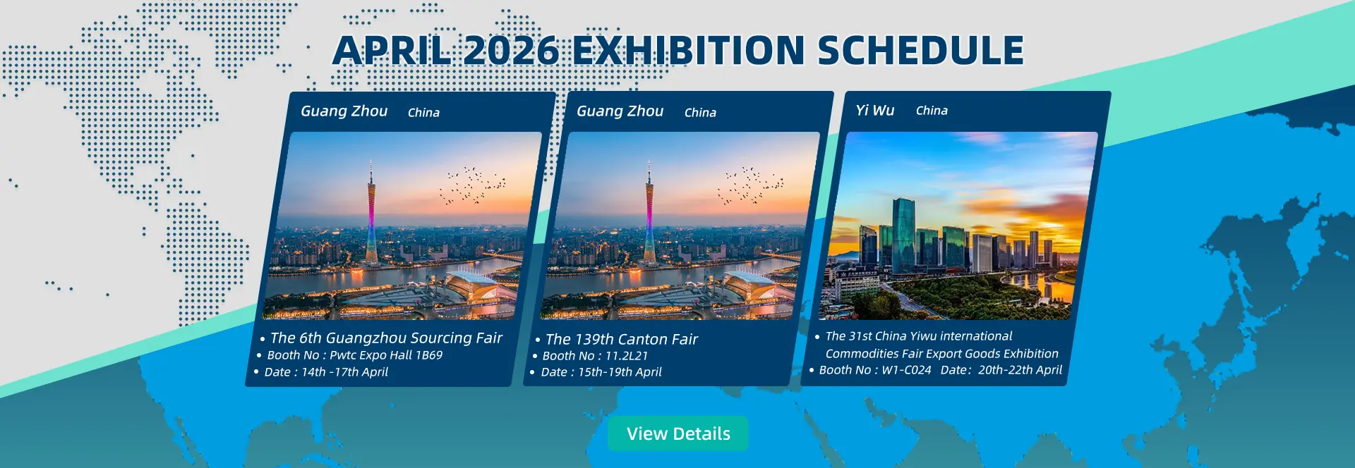 esAPRIL 2026 EXHIBITION SCHEDULE