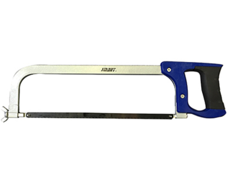WH009 Flat steel hacksaw frame with soft grip plastic handle 10" or 12"