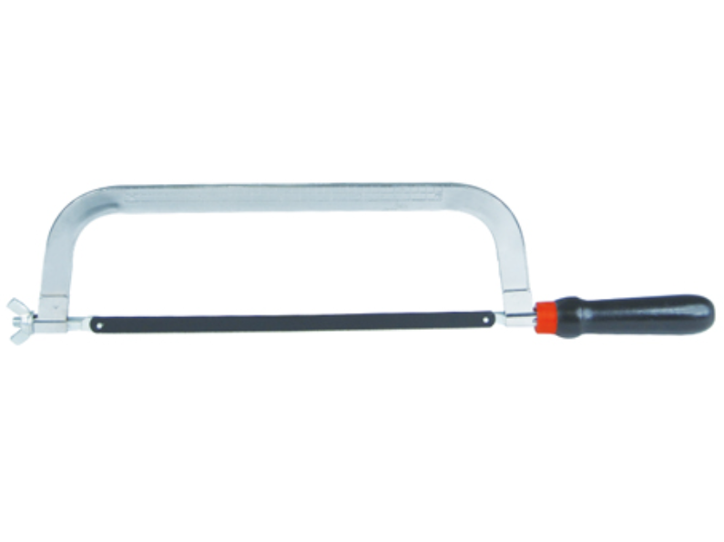 WH012 Flat steel hacksaw frame with wooden handle 10" or 12"